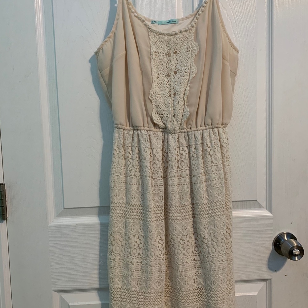white dress